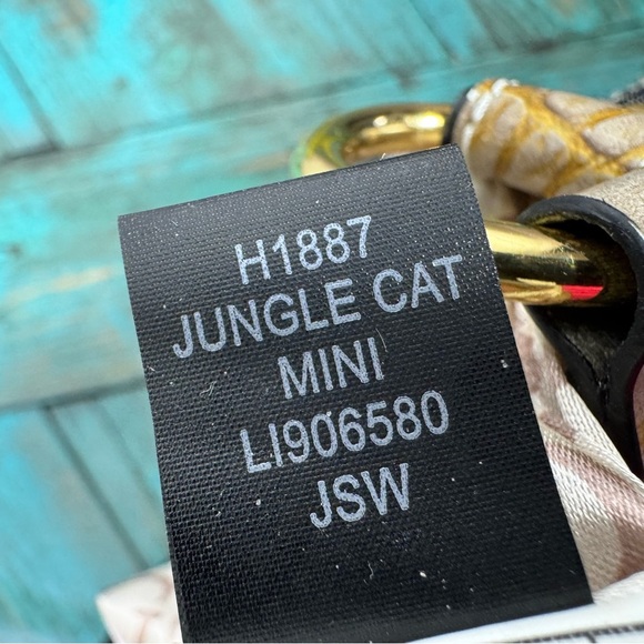 Vintage Y2K Jungle Cat Mini Purse Clutch Animal Print - Picture 12 of 13